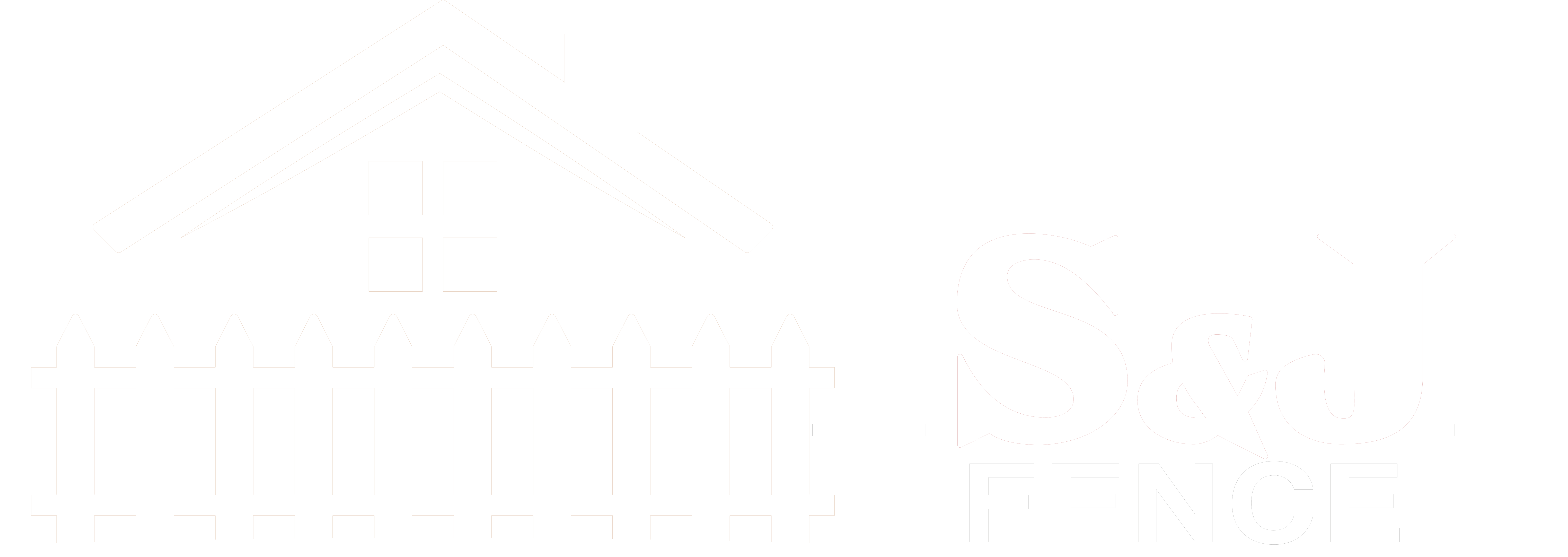 S & J FENCES Logo